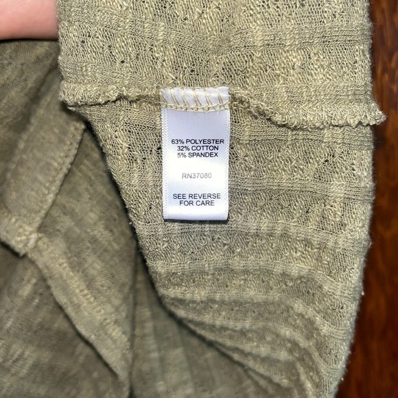 Est. 1946 Cottagecore Coastal Festival Green Cozy Boxy Tshirt Women's 18/20W - Picture 4 of 8